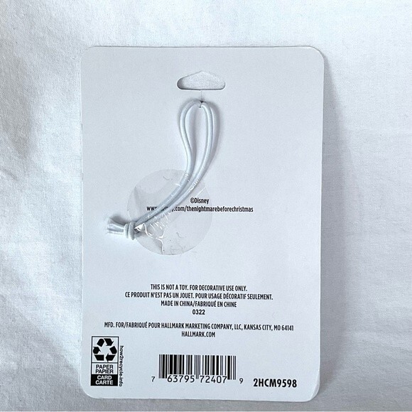 Lock Shock & Barrel Ornament Nightmare Before Christmas Keychain Zipper Pull New - Picture 2 of 3